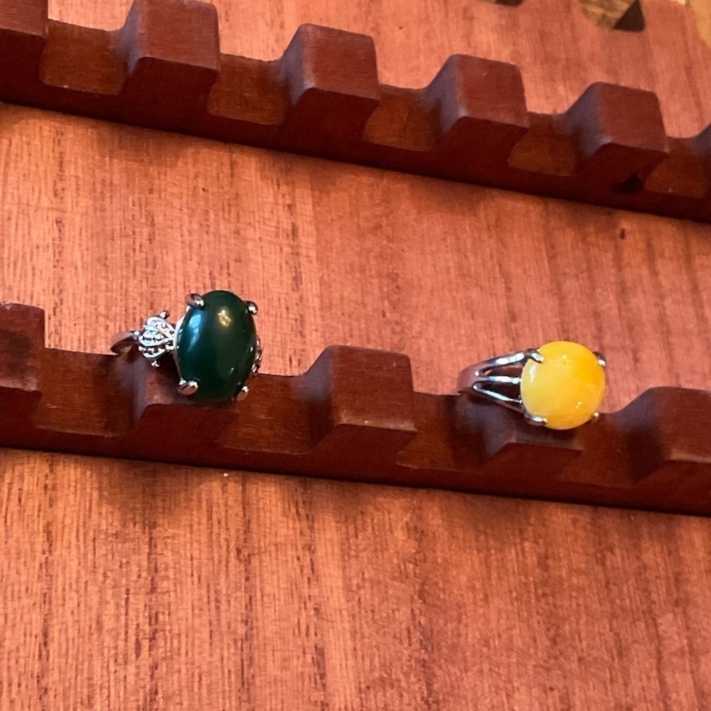 Set of 2 Unique Rings size 6, BN - Picture 2 of 3